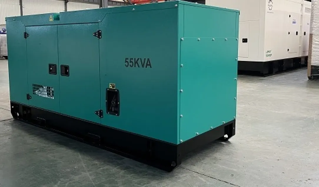55 kVA silenced diesel generator set procured for a Morobe client