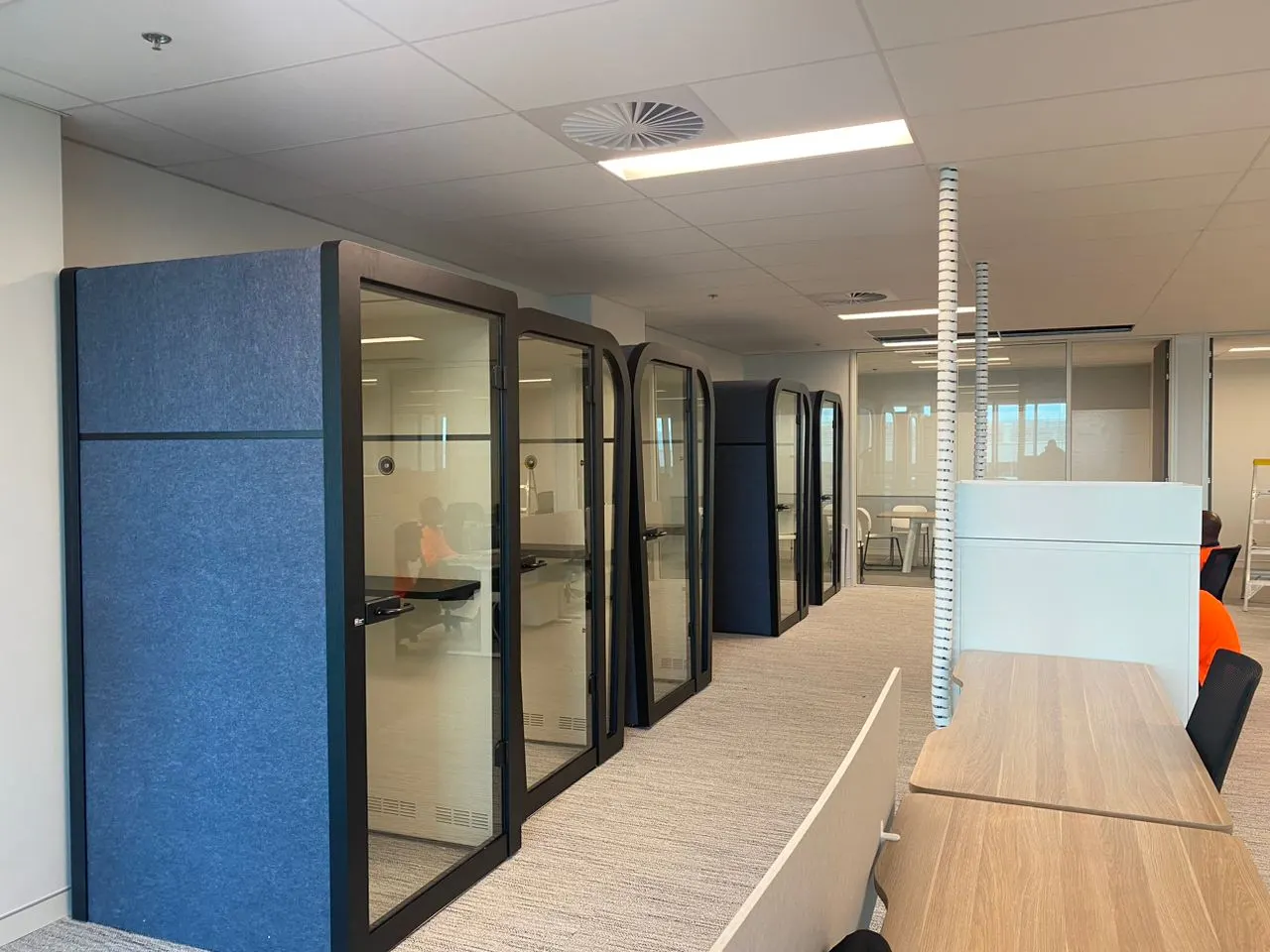 Sound booth fit-out at the DT Global corporate office