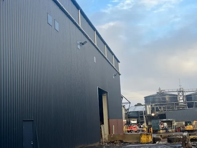 New refinery building delivered at Cleanaway's Eastern Creek organics facility
